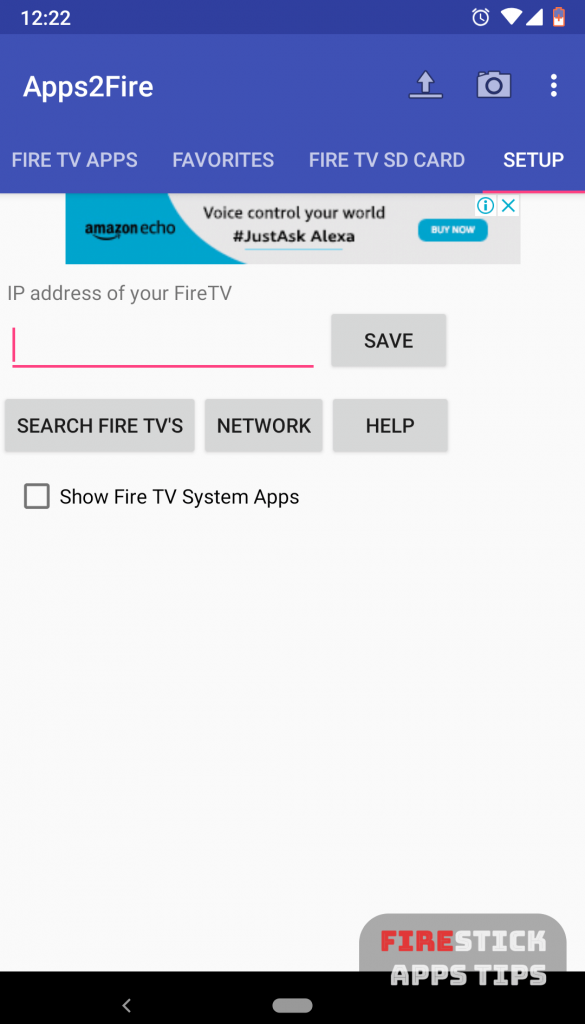 how to sideload apps on firestick using Apps2Fire