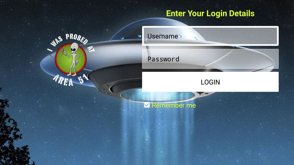 Enter your login details