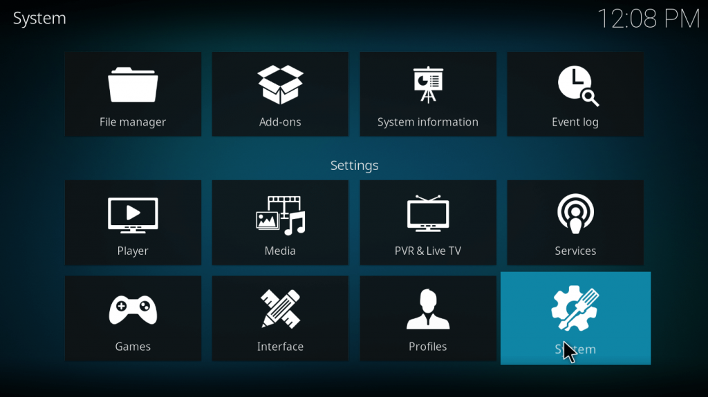 Enable Unknown Sources on Kodi Settings