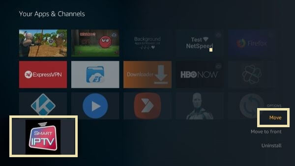 Select Smart IPTV from the list