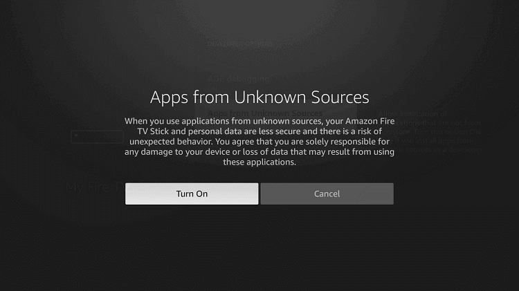 Enable Apps from unknown