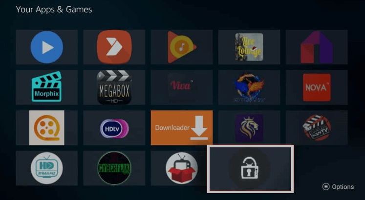 Select UnlockMyTV from the list