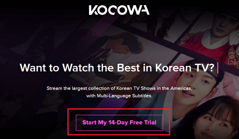 start your KOCOWA FREE TRIAL