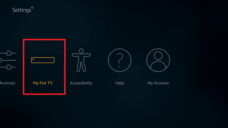 select My Fire TV - Ping IPTV