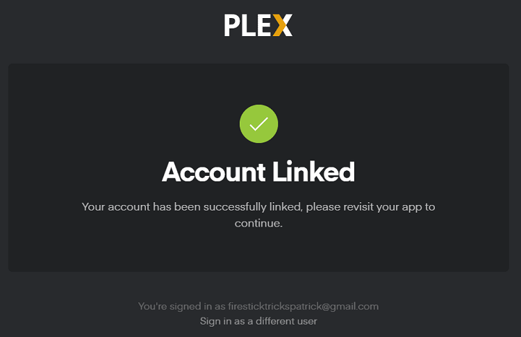 Plex Activated