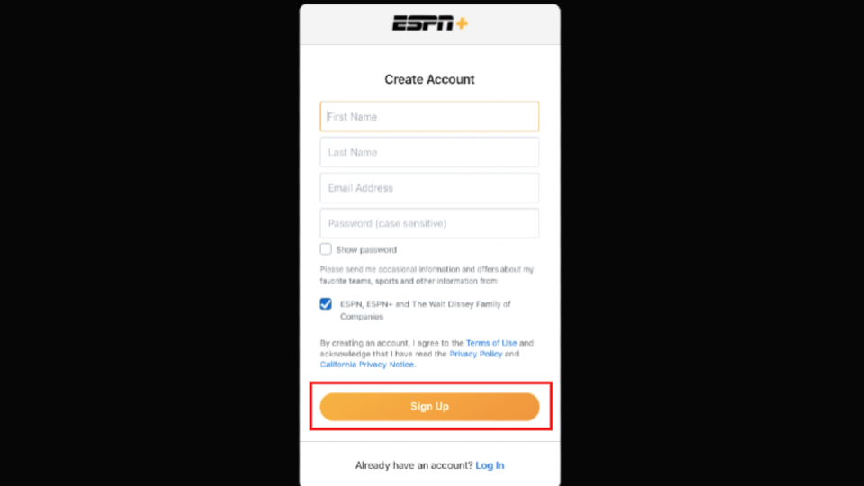 Subscribe to ESPN+