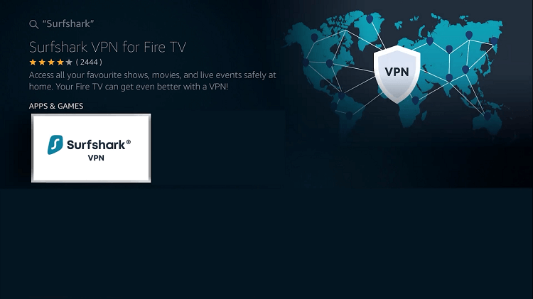 Select Surfshark VPN