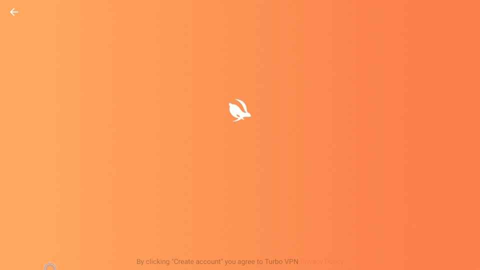 orange screen on Turbo VPN