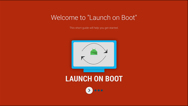 launch on boot.