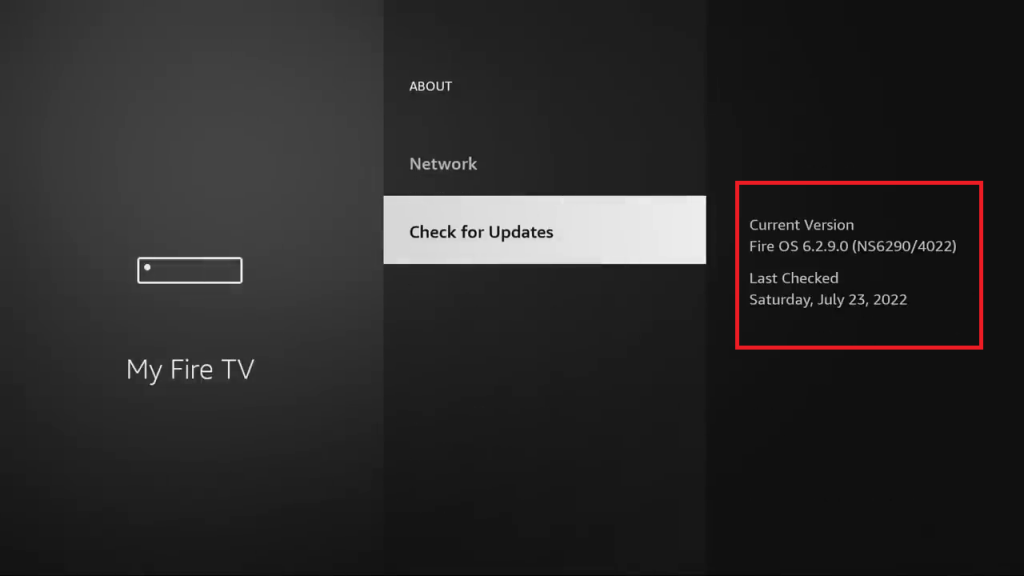 How To check Firestick version