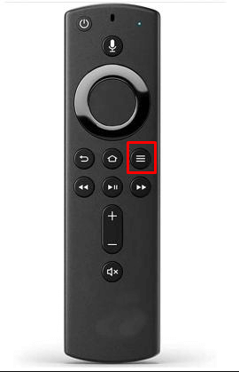 Options button on Firestick's remote.