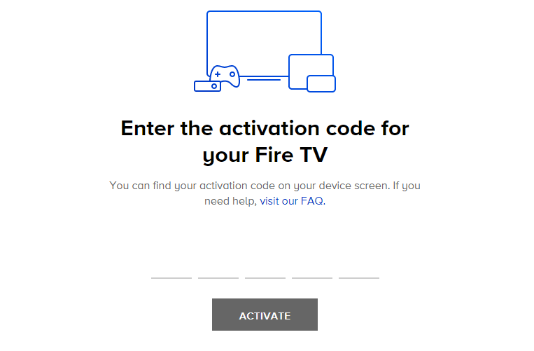 Enter the activation code