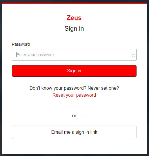 Enter your password and click Sign In