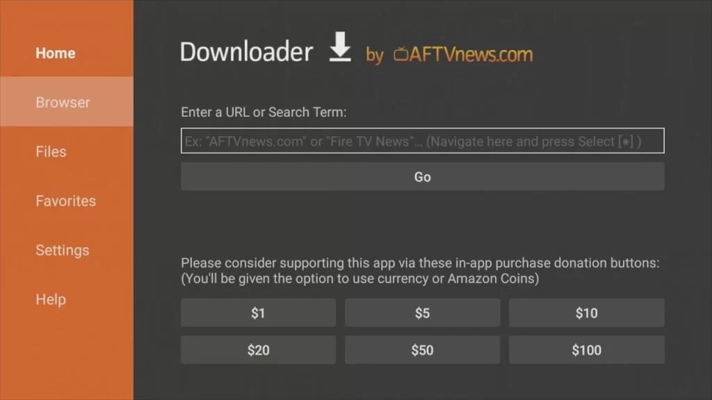 Live Net TV on Firestick - Downloader